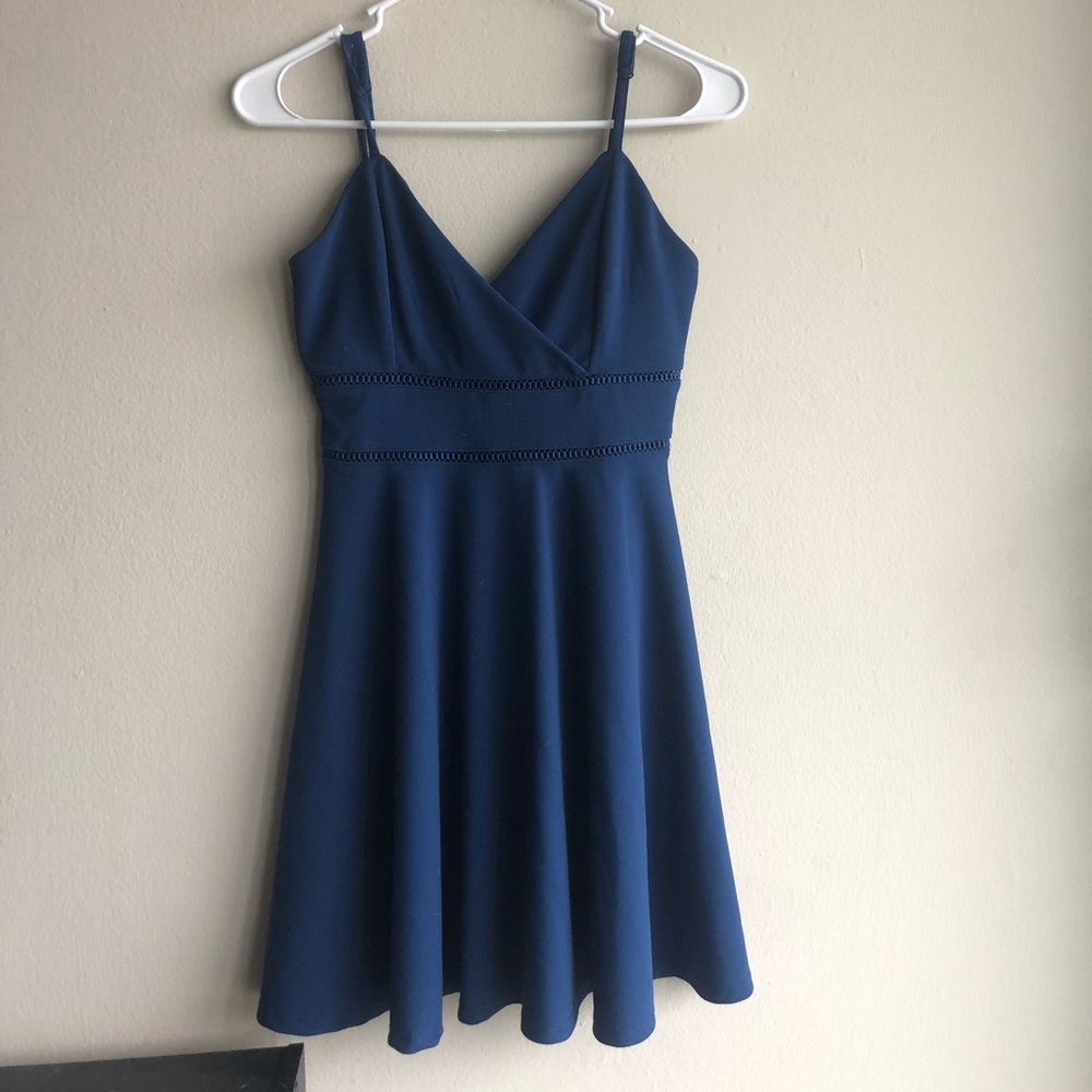 Navy blue dress